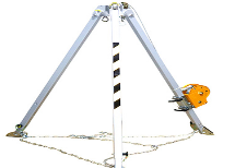 The structure of the rescue tripod