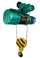 The function of the motor of the wire rope electric hoist